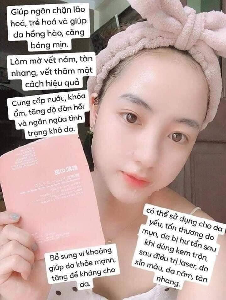 Mặt nạ nhau thai cừu cuống rốn tế bào gốc Nhật Bản Rwine Beauty dưỡng da cung cấp độ ẩm tái tạo collagen - Tươi Shop