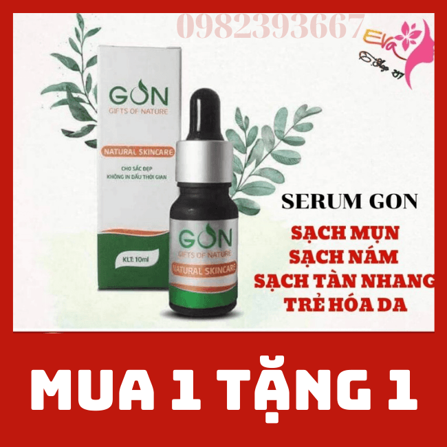SERUM GON [CHÍNH HÃNG] ĐÁNH BAY MỤN DƯỠNG DA MỜ NÁM HẾT THÂM