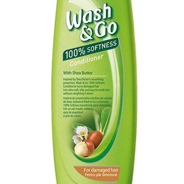 Dầu xả hạt bơ mỡ Wash&Go Conditioner Shea Butter 180ml
