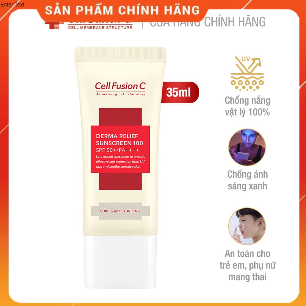 Kem Chống Nắng Cell Fusion C Dành Cho Da Dầu MụnNâng Tông Da 50ML