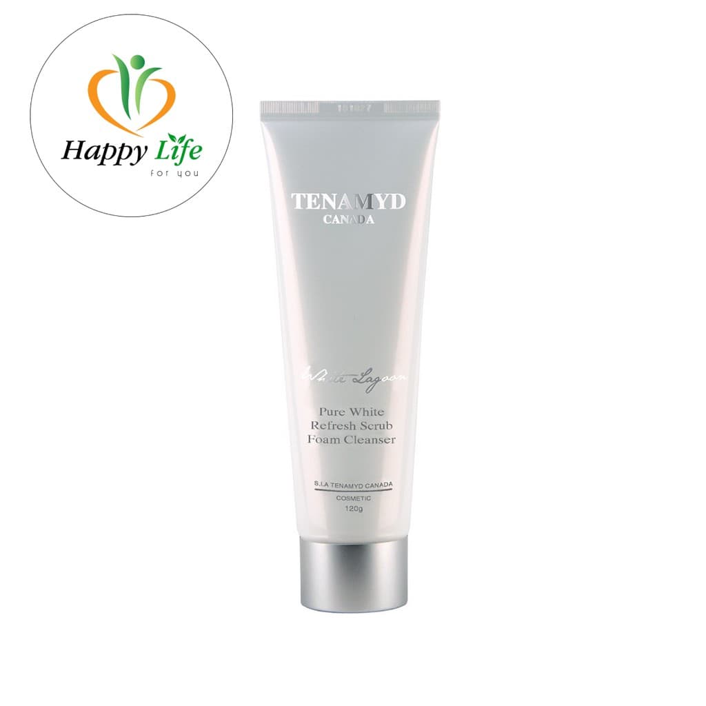 [HCM]Sữa rửa mặt có hạt sáng mịn da Tanemyd - Pure White Refresh Scrub Foam Cleanser - làm sạch da và làm mờ vết thâm120g