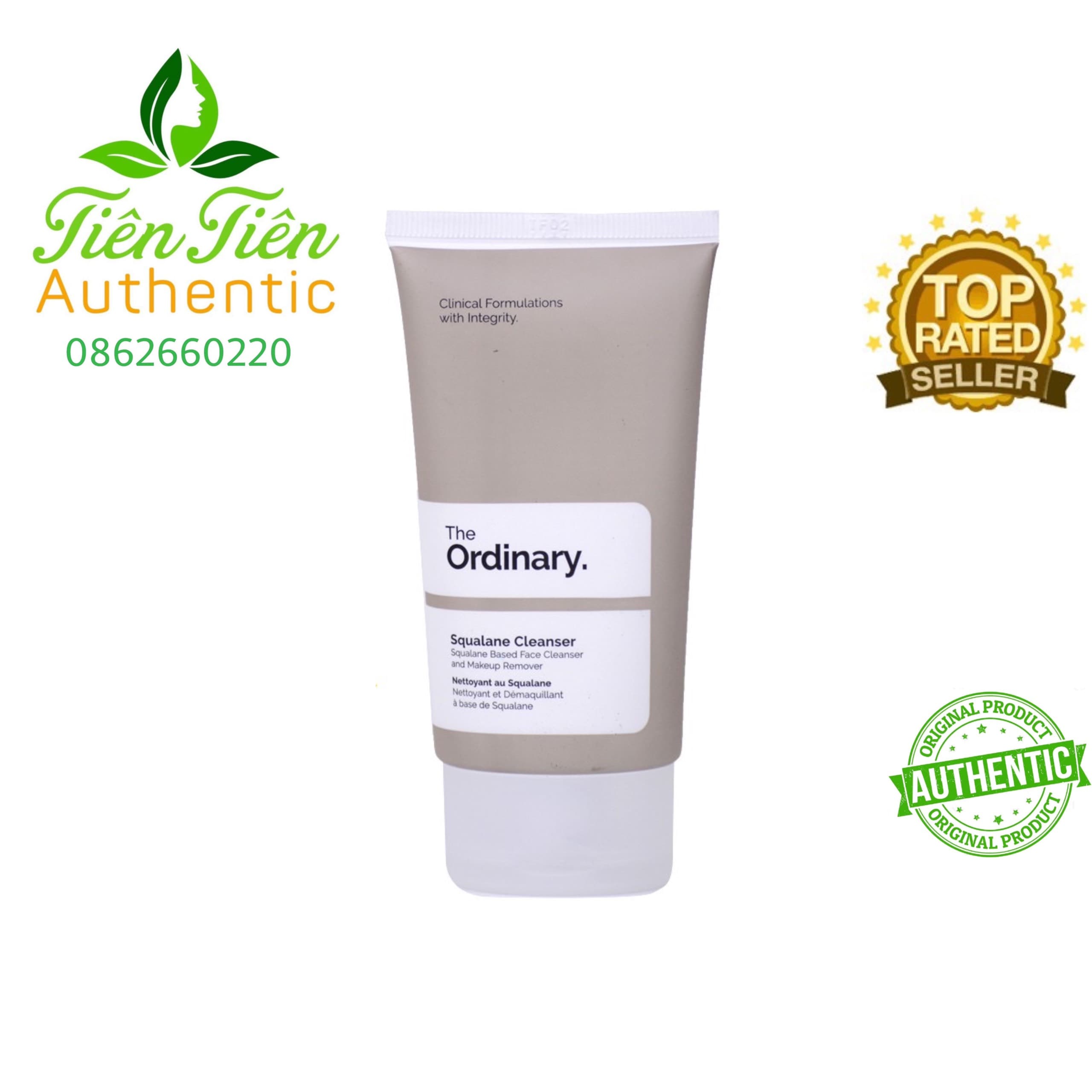 Sữa rửa mặt THE ORDINARY Squalane Cleanser 50ml