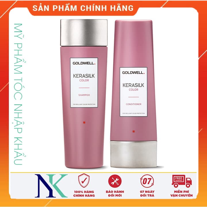 Dầu Gội Xả Bảo Vệ Màu Nhuộm Goldwell Kerasilk Color 250Ml