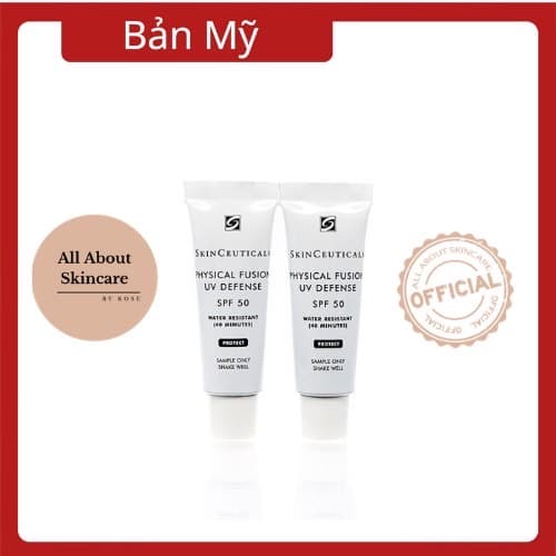 [HCM]Kem Chống Nắng Skinceuticals Fusion Physical UV Defense SPF50 50ml 30spf 4ml