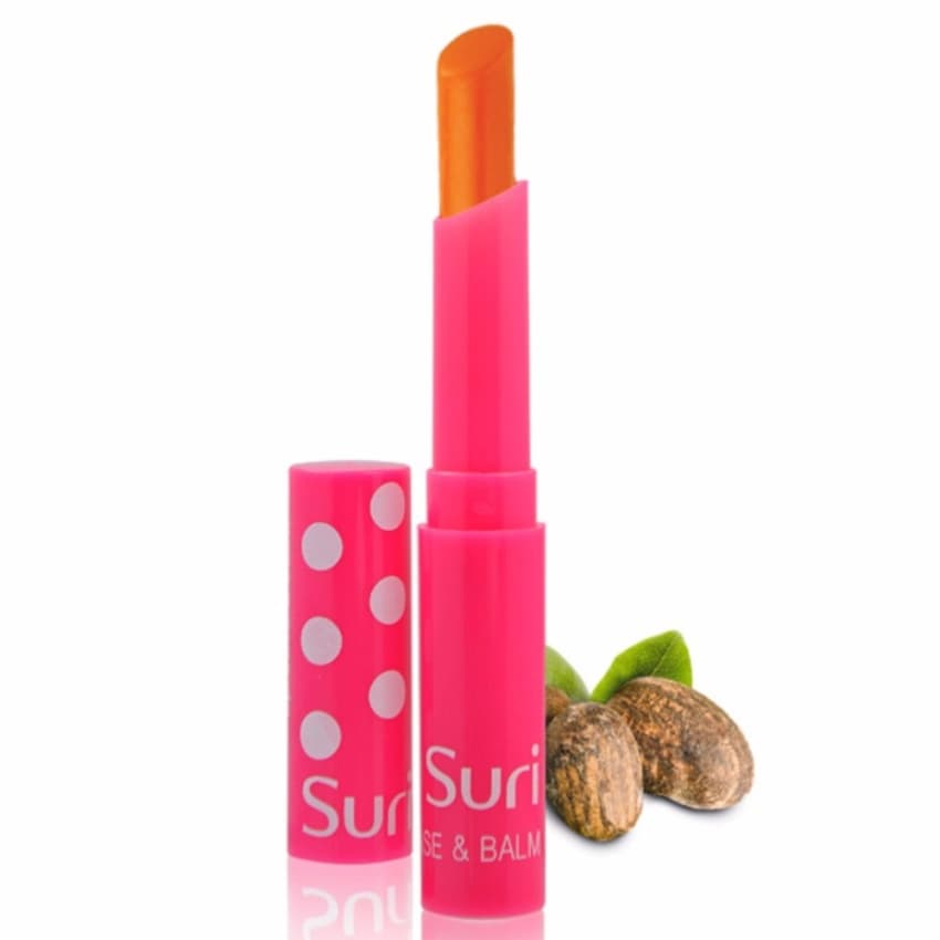 Son dưỡng ẩm bảo vệ môi chiết xuất trái Bơ mỡ Suri Blossom Lip No.OR03 Hàn Quốc 1.8g (Màu đỏ cam)