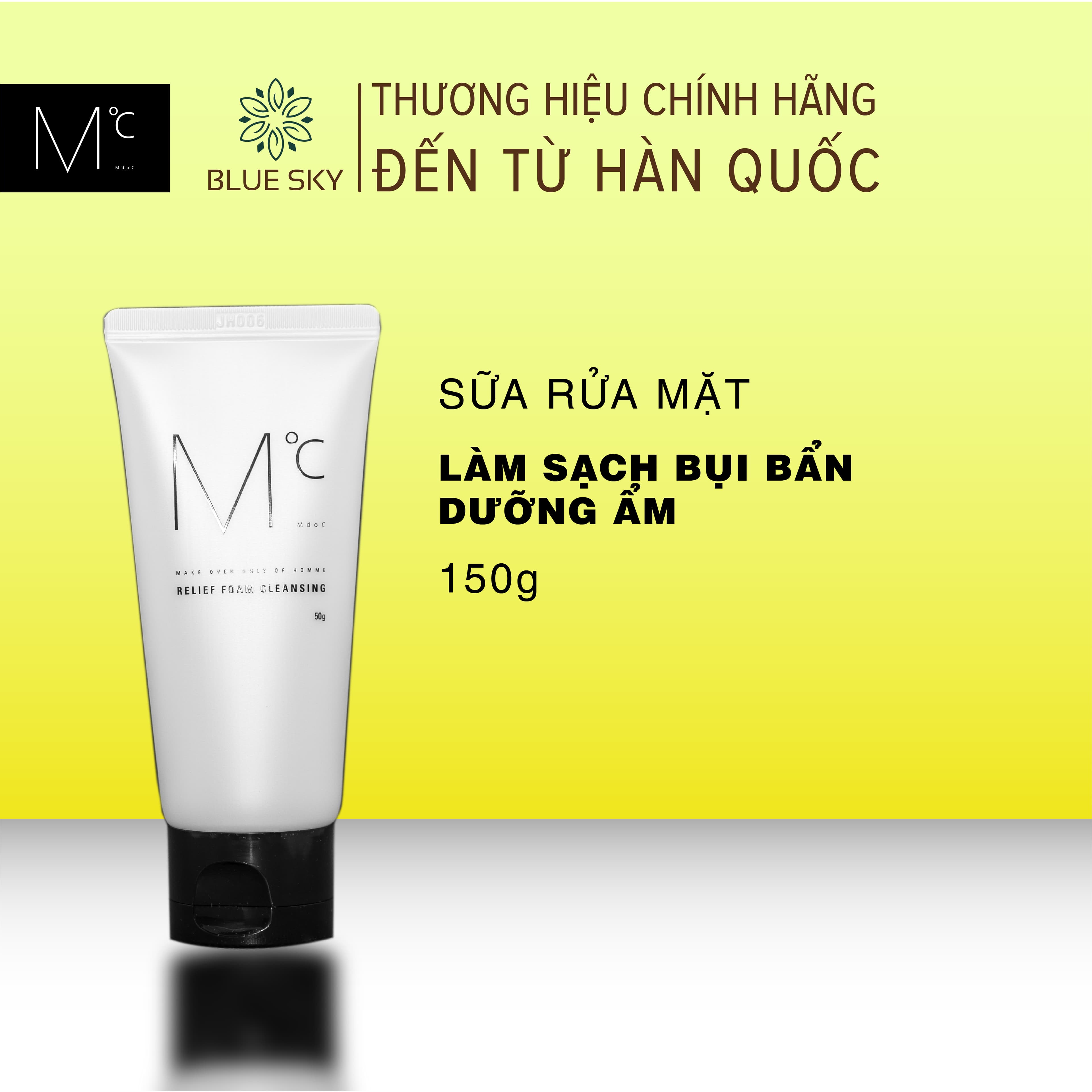 Sữa rửa mặt MdoC Relief Foam Cleansing 150g