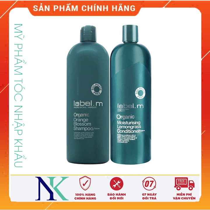Dầu Gội Xã Thư Giản Spa Đặc Biệt Hương Cam Label.M Argannic Orange Blossom 1000Ml