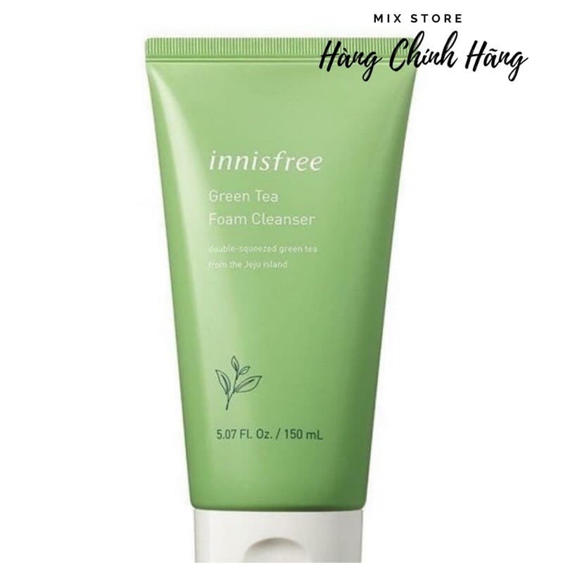 Sữa rửa mặt làm sạch từ trà xanh đảo Jeju Innisfree Green Tea Foam Cleanser 150ml - NEW