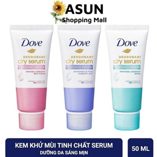 [HCM]Kem Khử Mùi Dove Tinh Chất Serum Collagen Sáng Mịn 50ml