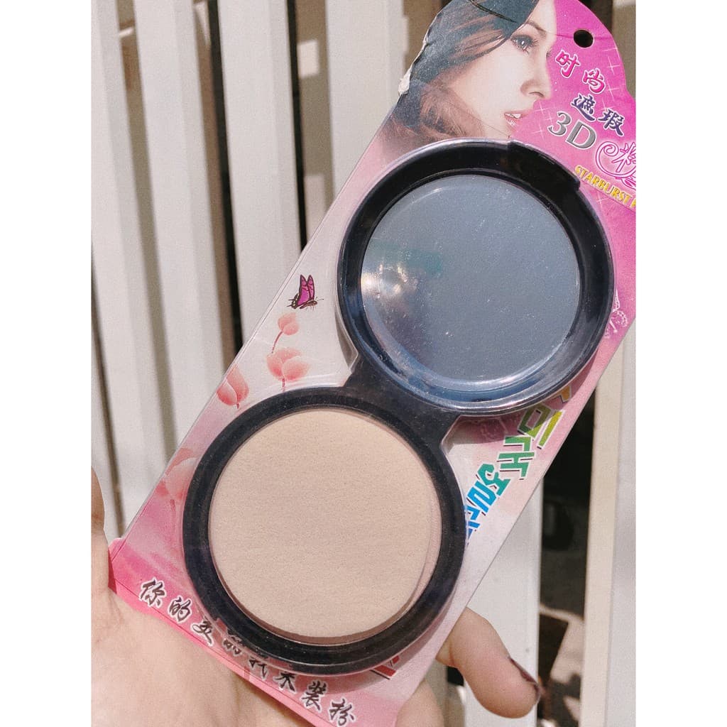 🦄 Phấn nền 3D kèm gương nội địa siêu tiện dụng gọn nhẹ sỉ tốt
