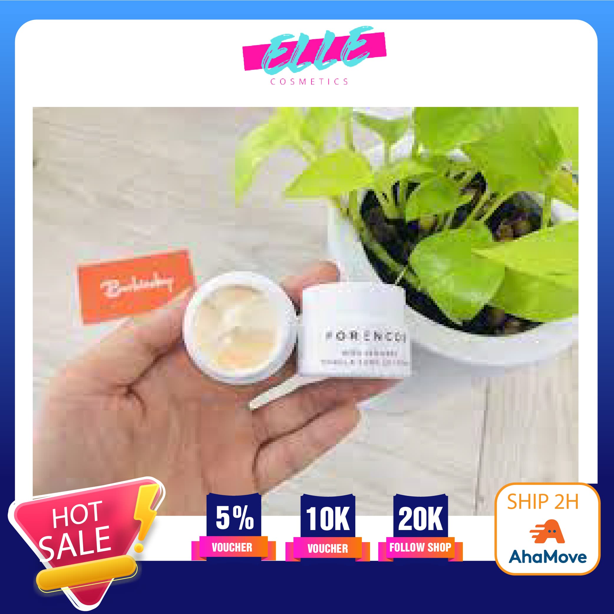 [HCM]Kem dưỡng trắng da tuyết sương sa forencos wonderwerk marula tone up cream 10ml