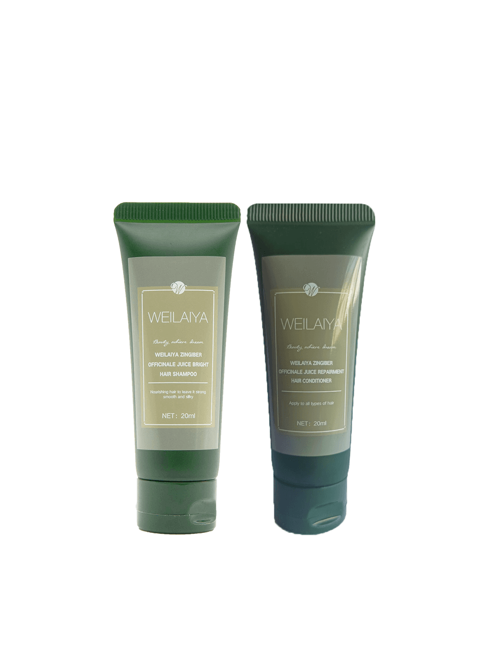 [HCM]set mini 40ml Dầu Gội và Xả tem nâu Weilaiya Hà thủ ô cao cấp