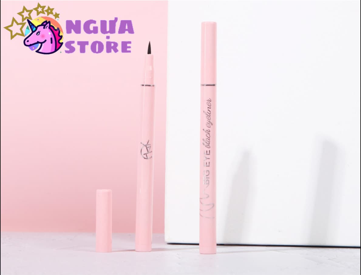 Bút Kẻ Mắt HỒNG BIG EYE eyeliner chống nước lâu trôi thanh mãnh dễ dùng nội địa chính hãng sỉ rẻ