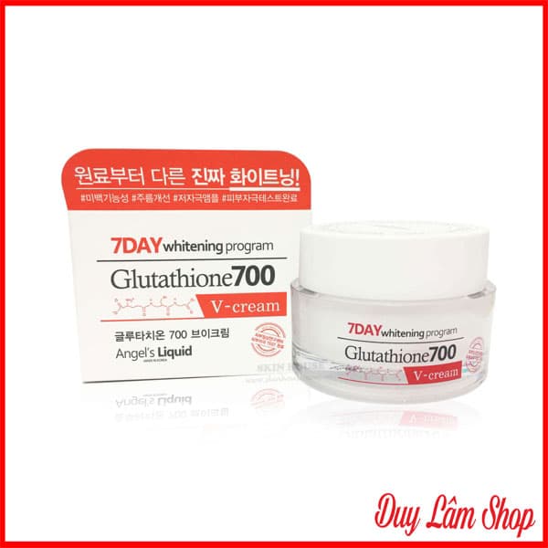 Kem Dưỡng Trắng Da 7Day Whitening Program Glutathione 700 V-Cream