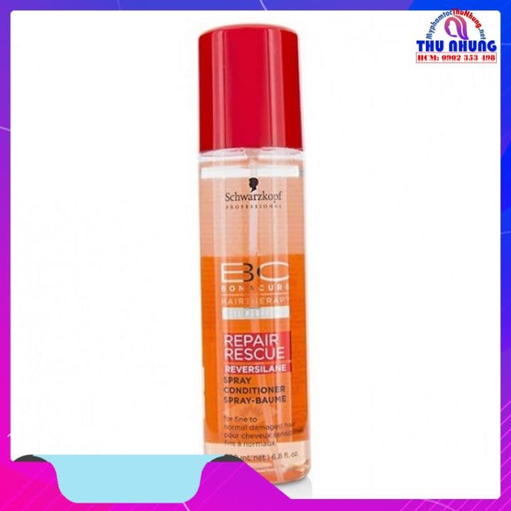 [HCM]Xịt dưỡng tóc hư tổn Schwarzkopf Repair Rescure BC 200ml
