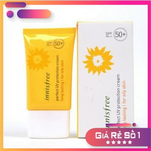 [HCM]Kem Chống Nắng Kiềm Dầu Nâng Tông Da Innisfree-Màu Vàng.Date:2025 -Kho Sỉ Thuận Phát