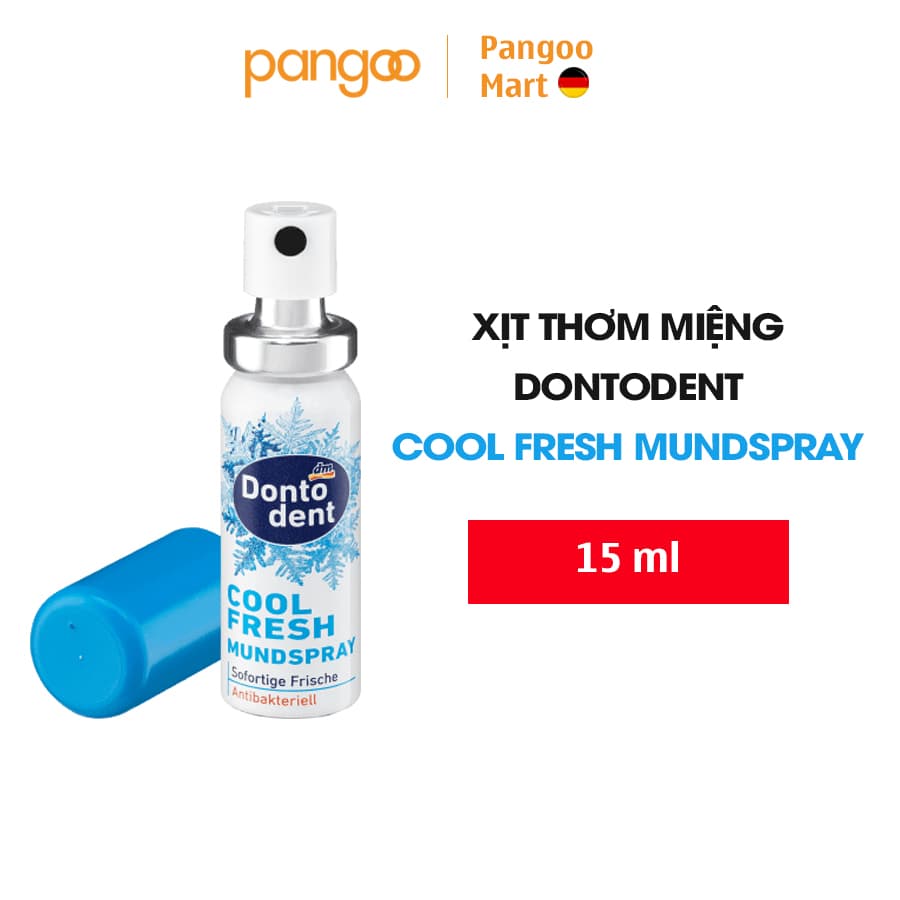 Xịt Thơm Miệng Dontodent Cool Fresh Mundspray (15Ml) - Đức