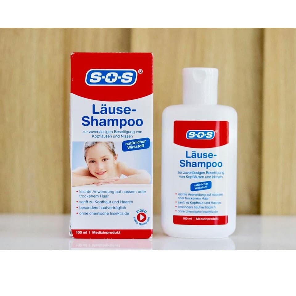 Dầu gội diệt chấy rận S.O.S Lause-Shampoo (100ml)