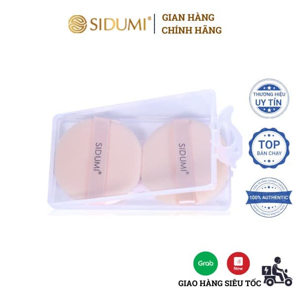 B&ocircng phấn trang điểm si&ecircu mềm cao cấp Sidumi x 2 chiếc