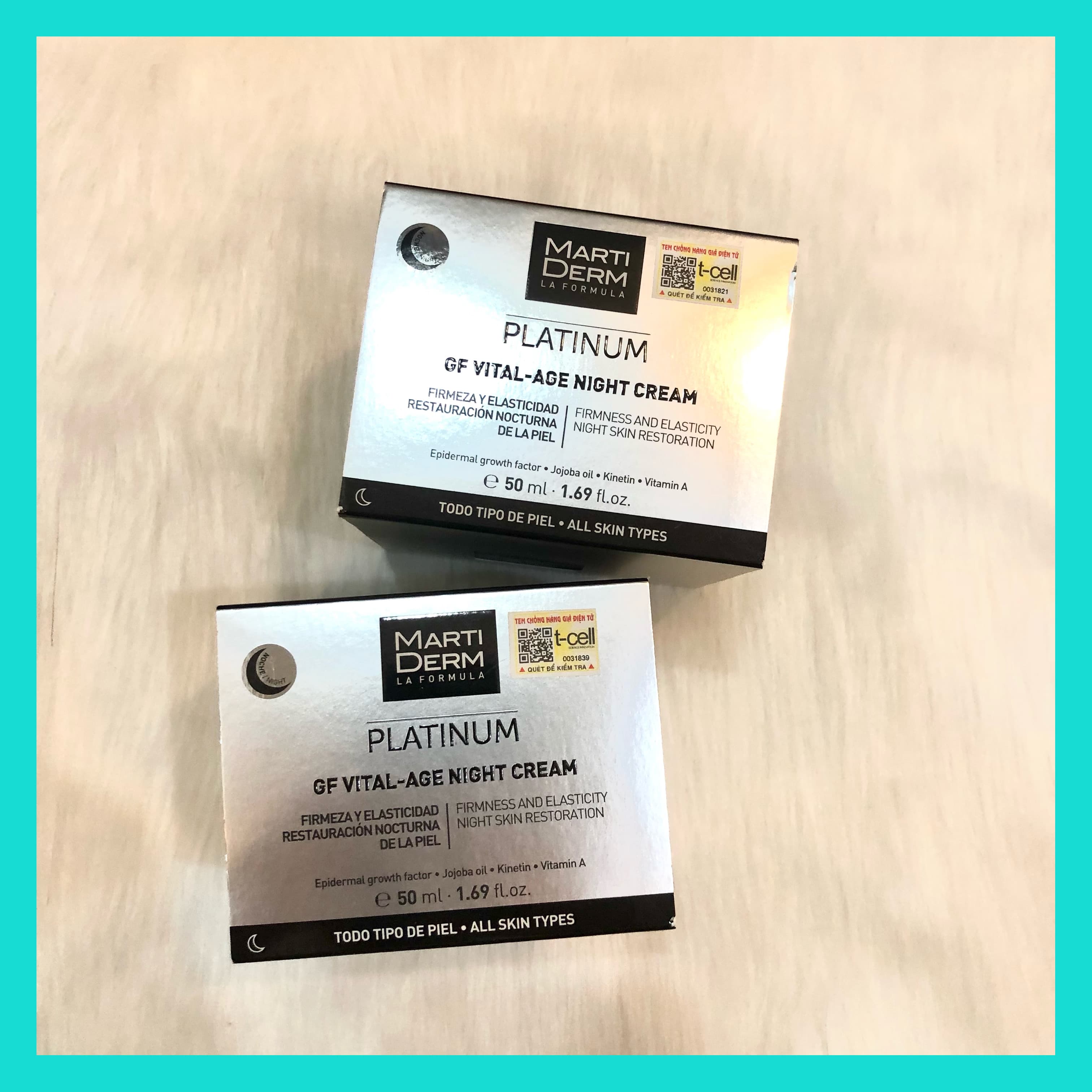 [CHÍNH HÃNG] MartiDerm Platinum GF Vital Age Night Cream - Kem Dưỡng Đêm Phục Hồi Làm Sáng Trẻ Hóa & Chống Lão Hóa