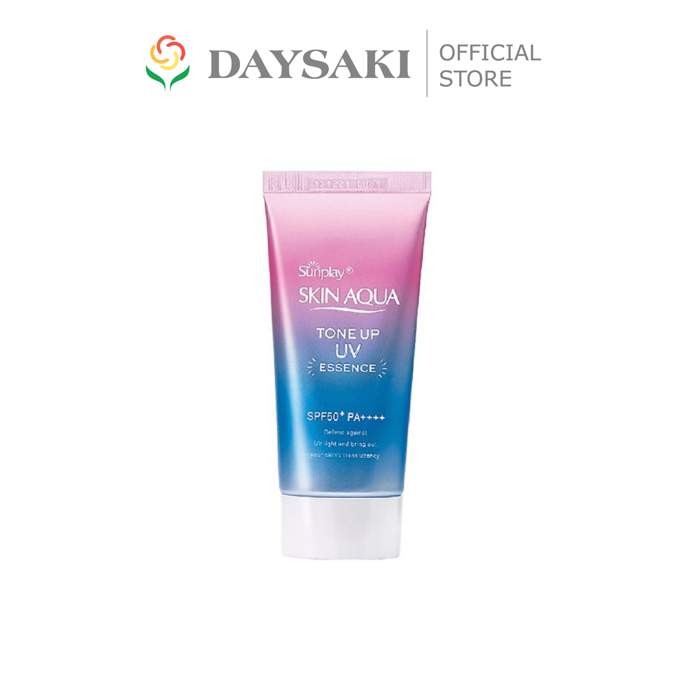 Sunplay Skin Aqua Tinh Chất Chống Nắng Hiệu Chỉnh Sắc Da Tone Up UV Essence Lavender SPF50+/PA++++ 50g #Tím