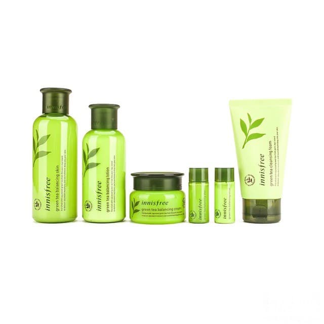 [HCM]SALE - Bộ Sản Phẩm Chăm Sóc Da Cân Bằng Trà Xanh Innisfree