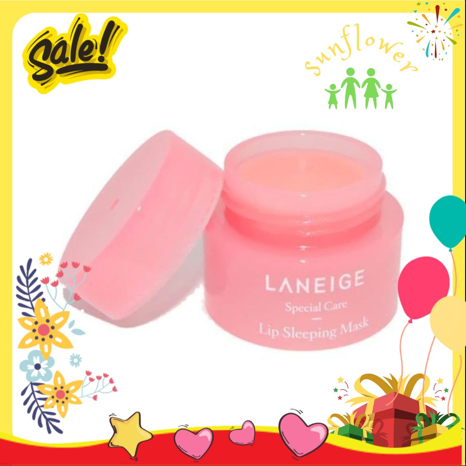 Hũ mặt nạ ngủ môi Laneige Lip Sleeping Mask mini 3g Hàn Quốc - Shop Sunflower