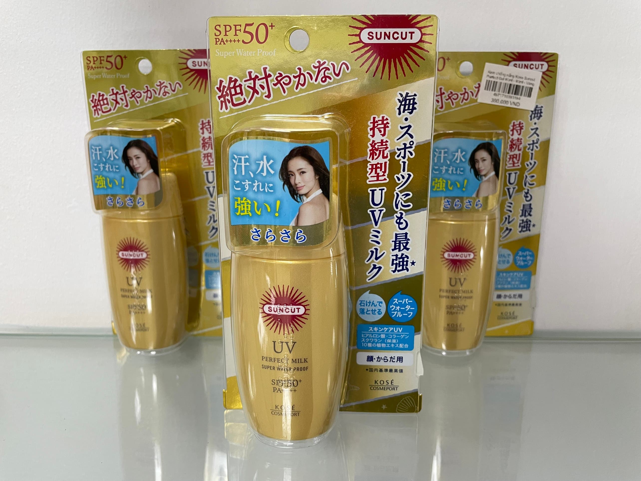 Kem chống nắng chính hãng | Kose Cosmeport SUNCUT Perfect Milk Super Water Proof SPF50+ PA++++ 60ml