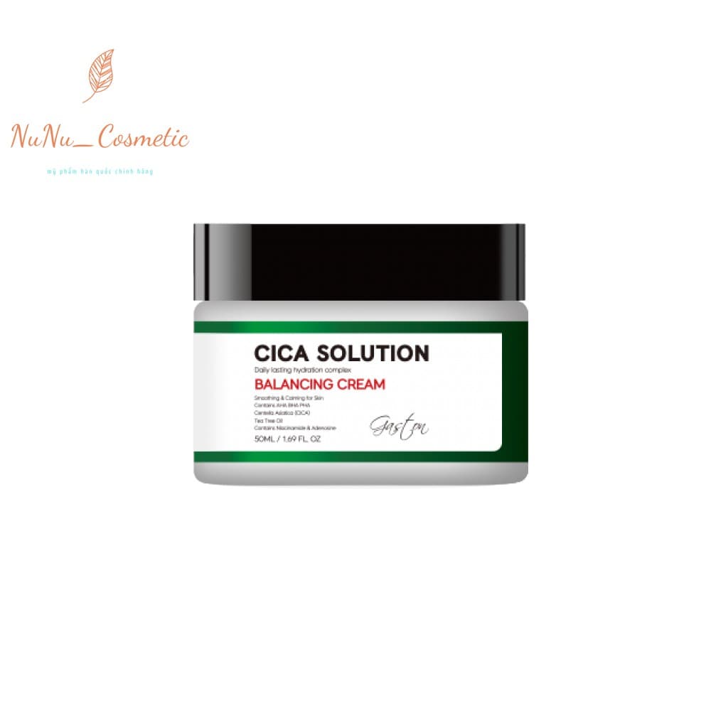 [HCM]Kem Dưỡng Ngừa Mụn Làm Dịu Da Gaston Cica Solution Balancing Cream