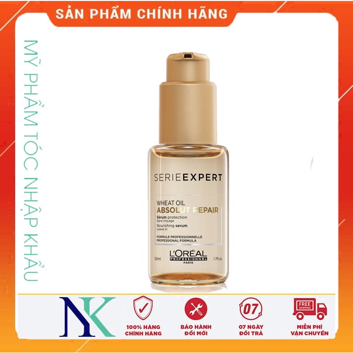 [HCM]Tinh Dầu Serum Phục Hồi Tóc Loreal 3 Tác Động 50Ml