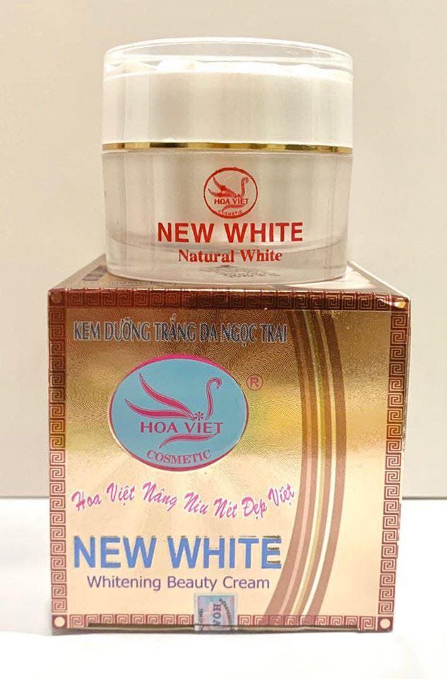 Kem dưỡng trắng da ngọc trai NEW WHITE cao cấp UV30 - kem hoa việt - HX1453