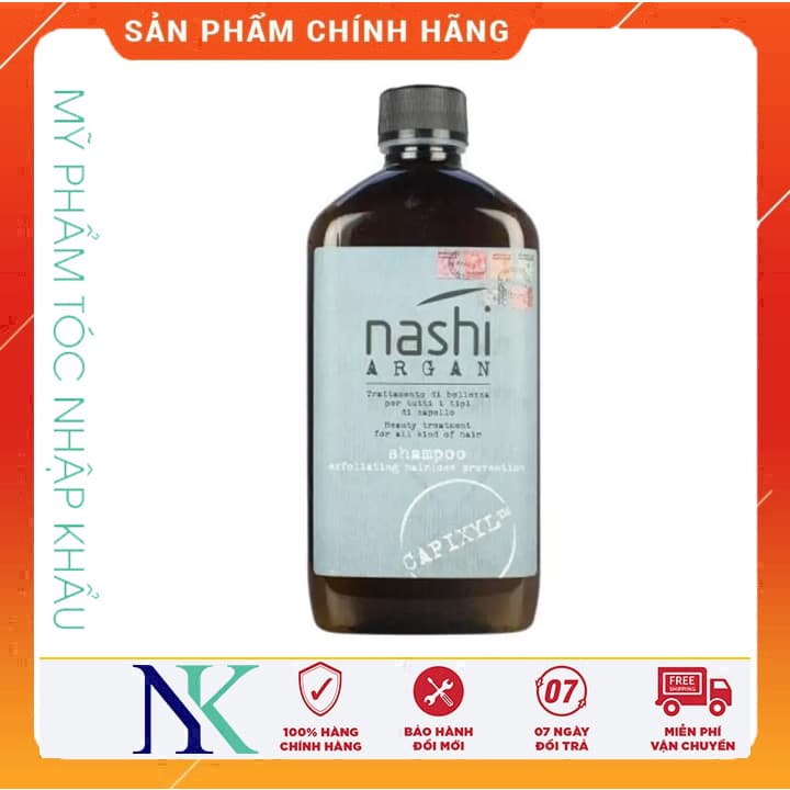 [HCM]Dầu Gội Chăm Sóc Tóc  Tóc Rụng Nashi Argan Hariloss 500Ml