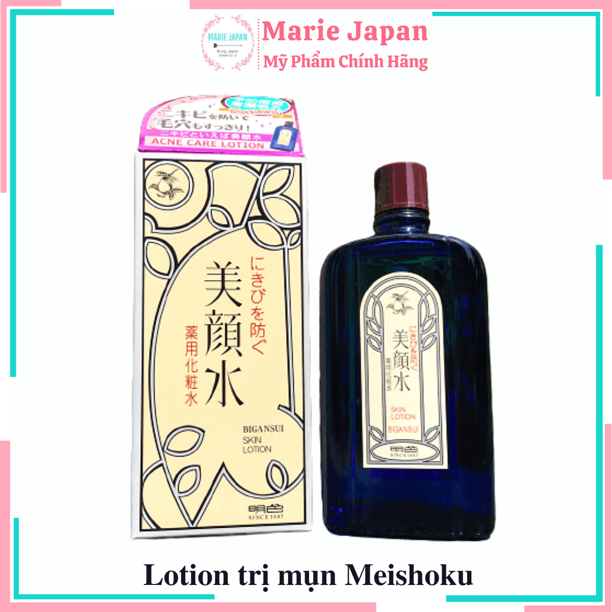 [HCM]Toner nước hoa hồng giảm mụn Meishoku 90ml Nhật Bản