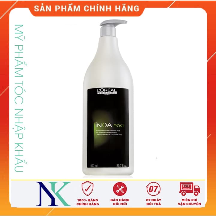 [HCM]Dầu Gội Cho Tóc Sử Dụng Hóa Chất LOreal Inoa Post 1500Ml