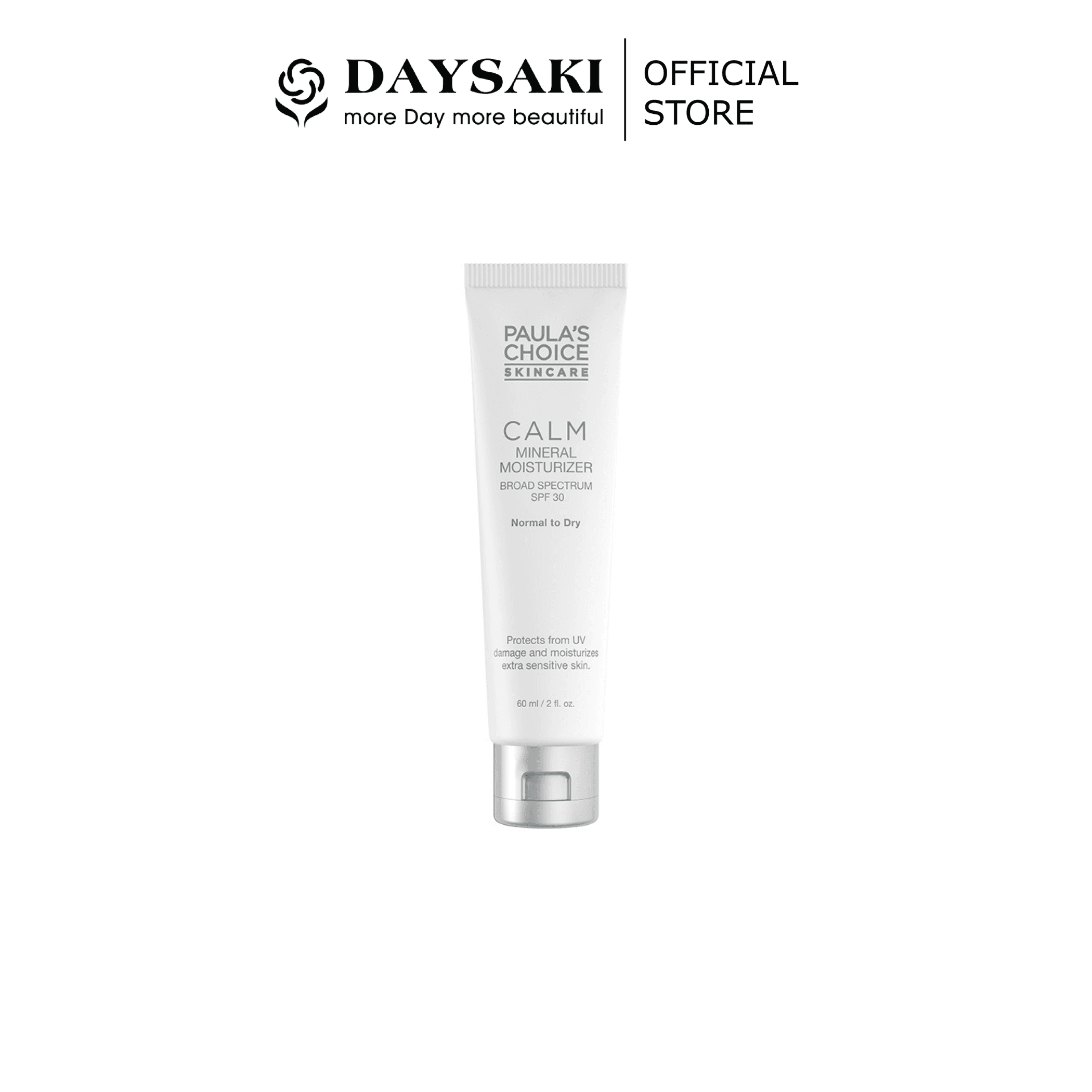 Paulas Choice Sữa dưỡng ẩm ban ngày chống lão hóa SPF 30 Dành Cho Da Khô Calm Mineral Moisturizer Broad Spectrum SPF 30 (Normal to Dry) 60ml