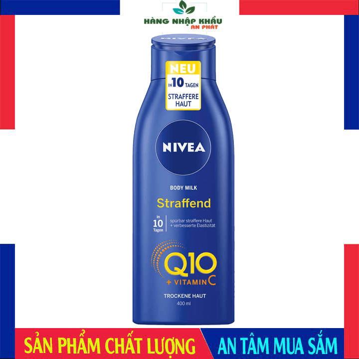 Sữa Dưỡng Thể Nivea Body Milk Q10 Cho Da Khô 400ml
