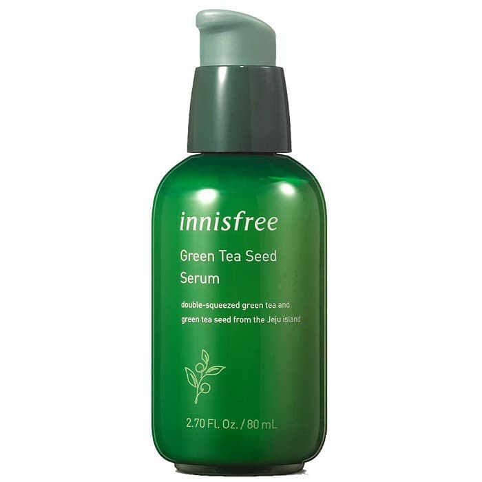 Tinh chất dưỡng ẩm cô đặc từ trà xanh và dầu hạt trà xanh tươi Jeju Innisfree The Green Tea Seed Serum 80ml