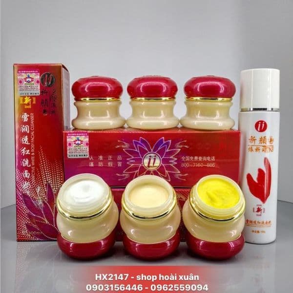 [HCM]Bộ kem dưỡng da làm mờ nám và Tàn Nhang YIQI đỏ TAIWAN - kem yiqi - HX2147