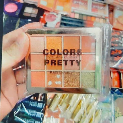 Bảng phấn mắt 12 ô Kiss Beauty Color Pretty cực hót