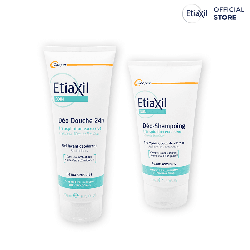 [HCM]Combo Etiaxil dầu gội đầu 150ml và sữa tắm 200ml