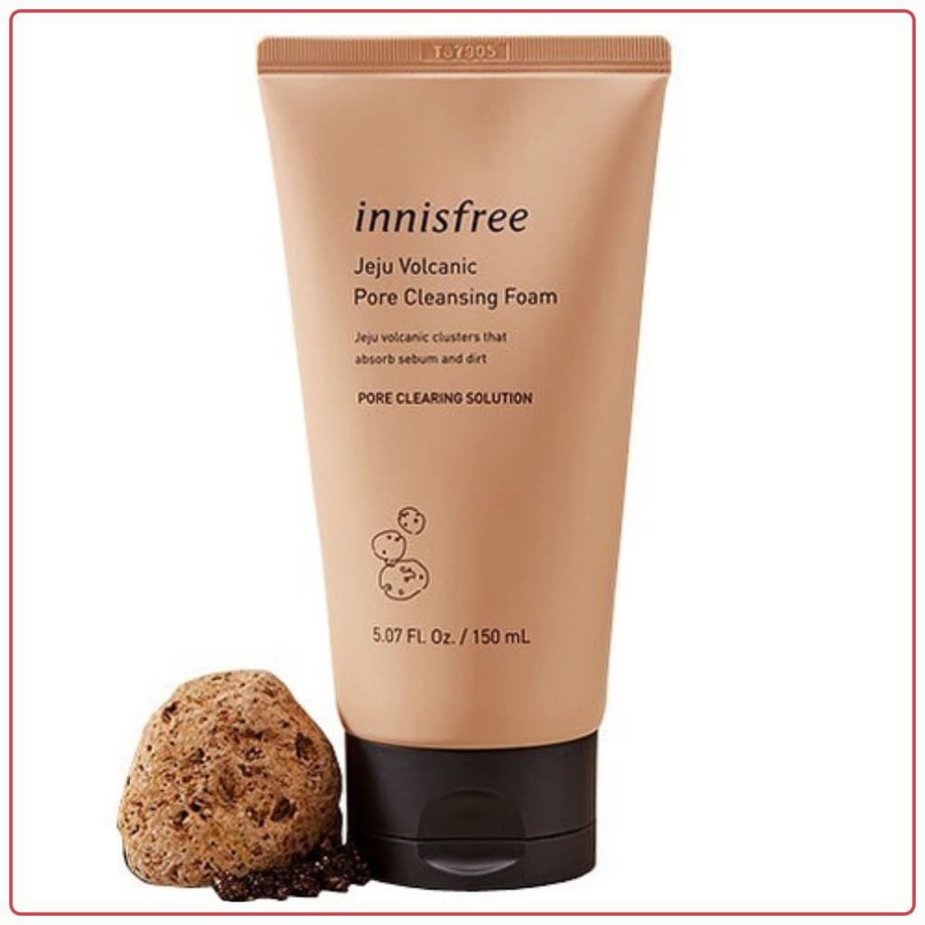 Sữa rửa mặt Trắng da giảm mụn innisfree jeju volcanic pore cleansing foam Frorence86 Store