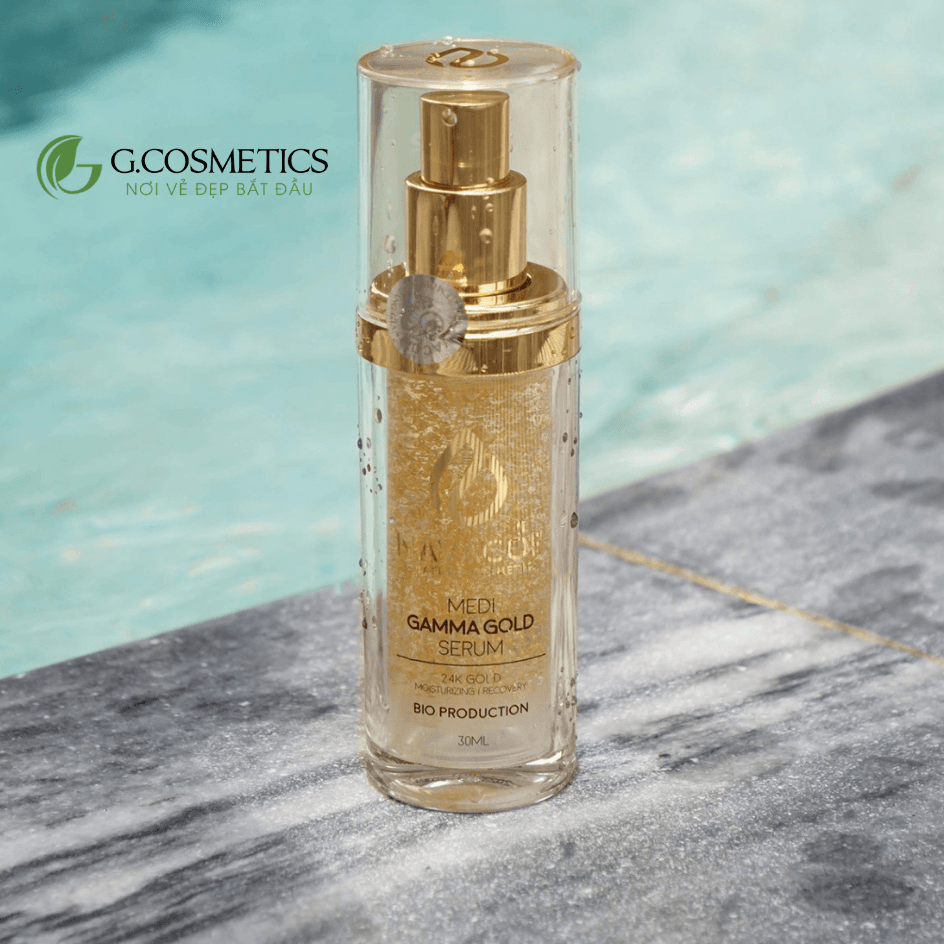 Serum Vàng 24K Navacos Medi Gamma Gold Serum trẻ hóa làn da không tuổi dành cho mọi loại da 30ml