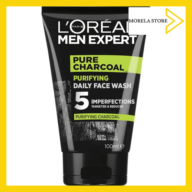 [HCM][LOreal]  Sữa rửa mặt 5 tác động LOreal Men Expert Pure Charcoal Purifying Daily Face Wash 100ml