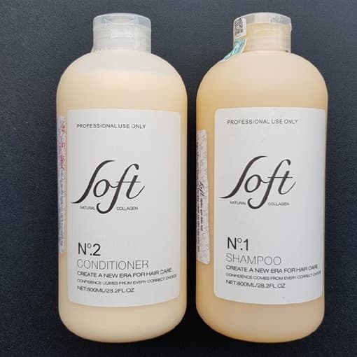 Cặp Dầu Gội Xả ngứa đầu nấm và gàu SOFT 800ml x2