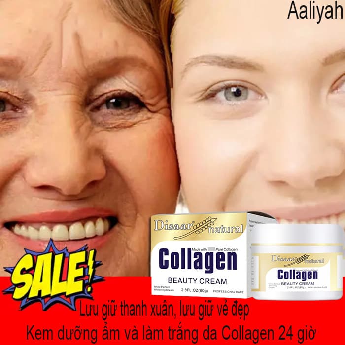 Kem Collagen săn chắc nâng cơ mặt Kem Dưỡng Da Mặt 80G dưỡng trắng không gây nhờn rít dưỡng ẩm dưỡng trắng dùng cho vùng mặt và cơ thể làm trắng- chuyên sâu- tái tạo- kem dưỡng collagen dưỡng trắng ngăn ngừa lão hóa thu nhỏ lỗ chân lông kem tái t