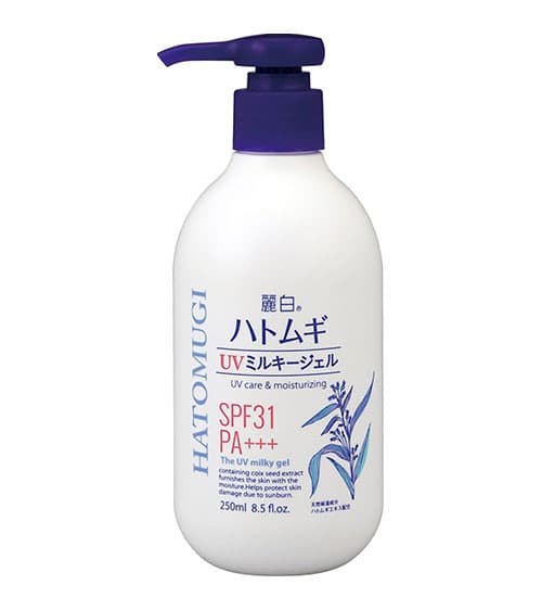 [HCM]Sữa dưỡng thể chống nắng Hatomugi SPF31 PA+++ 250ml Nhật Bản