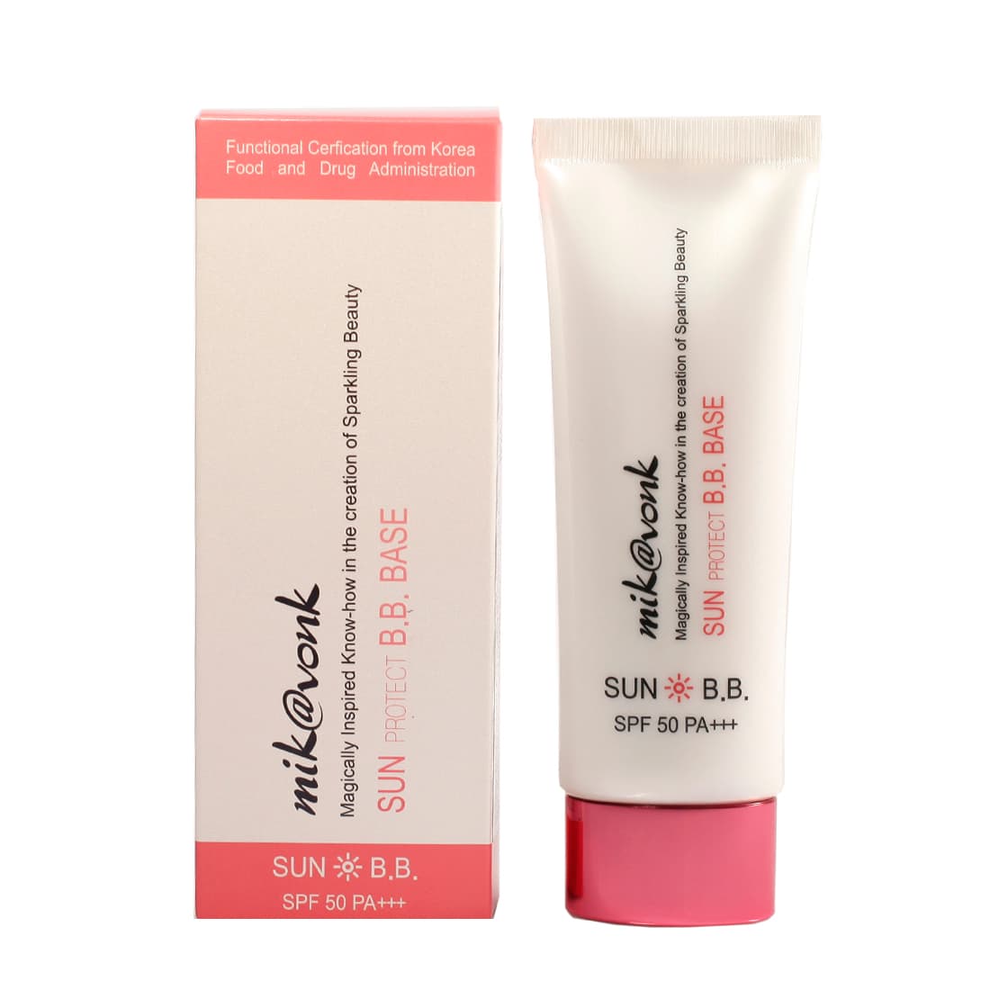 Kem lót nền chống nắng dưỡng da Mikvonk Sun Protect B.B Base Hàn Quốc 60ml
