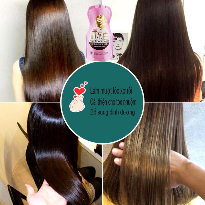 Dầu ủ phục hồi tóc hư tổn bảo vệ cải thiện làm tóc mềm mượt Hair masK