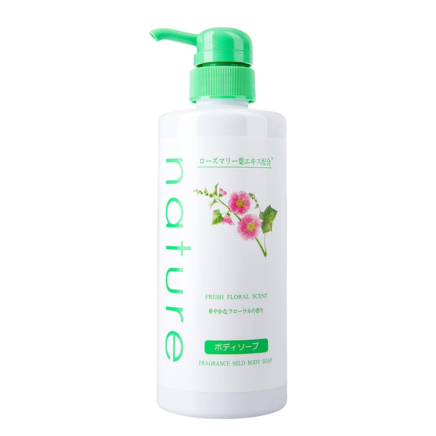 Sữa tắm thảo dược Naris Nature Fresh Floral Scent Fragrance Mild Body Soap 500ml