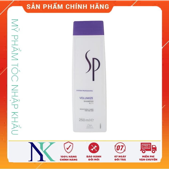 [HCM]Dầu Gội Làm Dày Tóc Sp Wella Volume Shampoo 250Ml